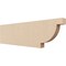 Ekena Millwork 2in. W x 8in. H x 28in. L Alpine Woodgrain TimberThane Rafter Tail, Primed Tan RFTUR02X08X28ALPRCPR - alternate 1